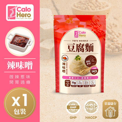 Calo Hero 即開即食常溫豆腐麵 - 辣味噌